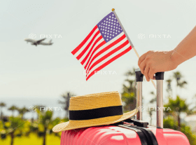 渡米手続きの画像