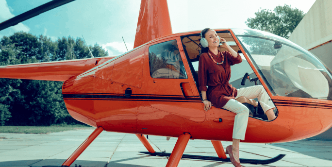 赤い飛行機の画像